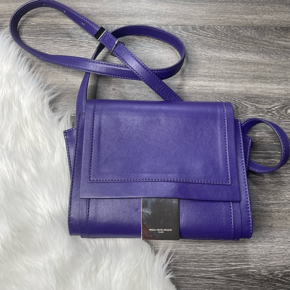 Maison Martin Margiela Purple Leather Bag